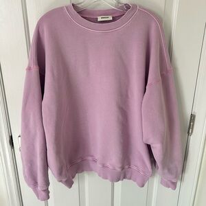 Elwood Oversized Core Crewneck Light Purple Unisex